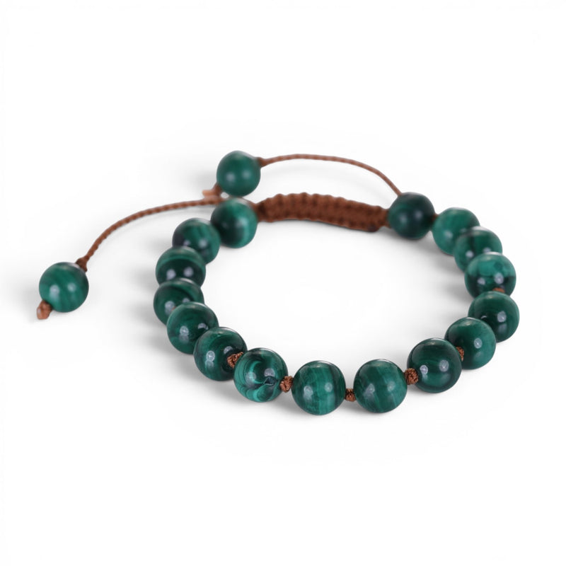 Lena Skadegard Malachite Double Tassel Bracelet | Quadrum Gallery