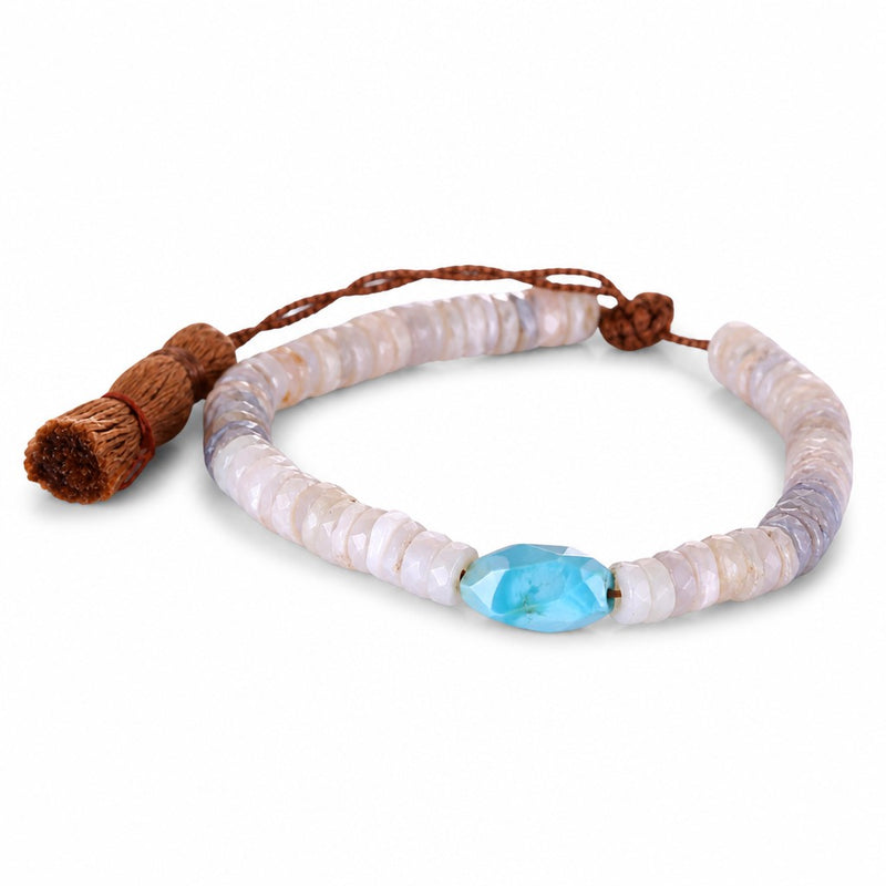 Lena Skadegard Opal and Turquoise Tassel Bracelet | Quadrum Gallery