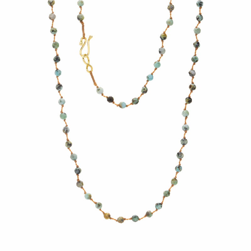 Lena Skadegard Faceted Turquoise Necklace | Quadrum Gallery