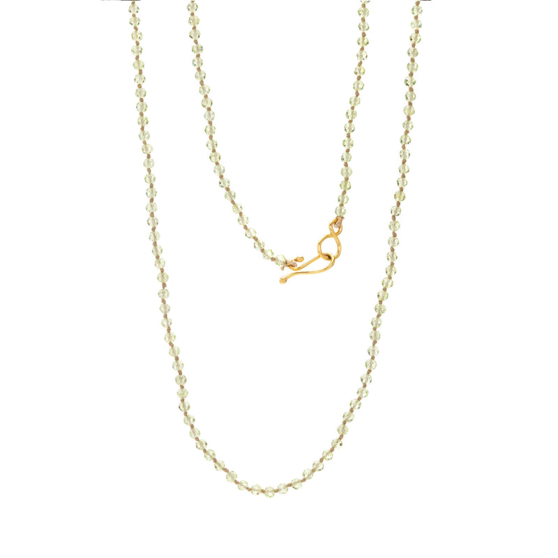 Lena Skadegard Faceted Peridot Beaded Necklace | Quadrum Gallery