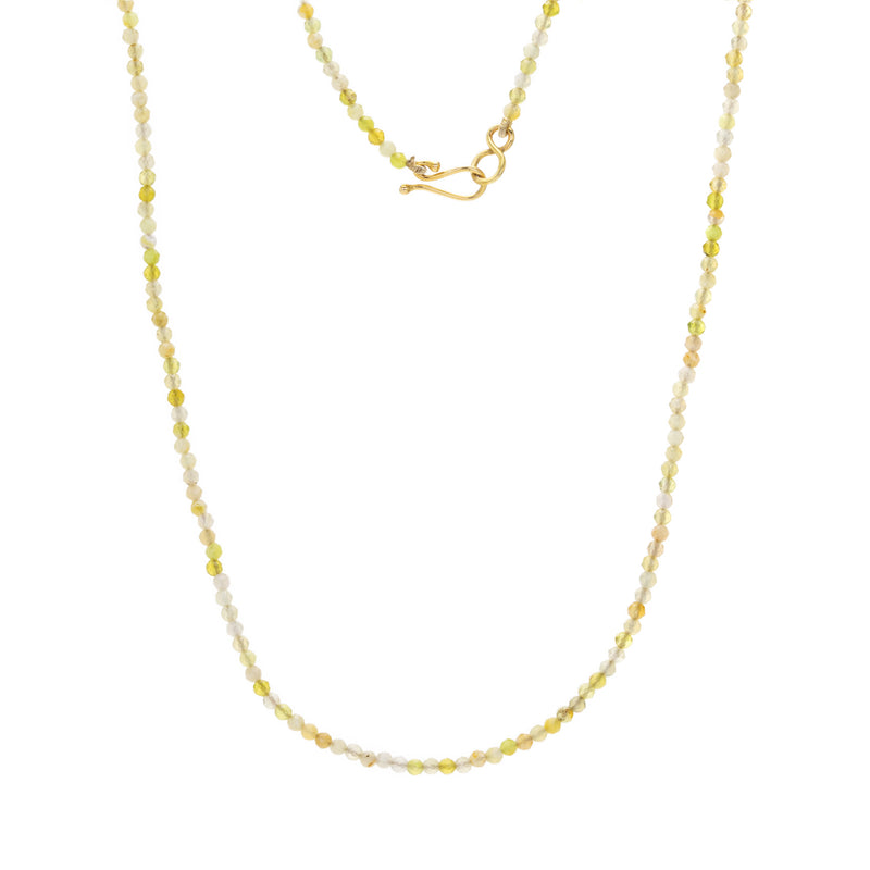 Lena Skadegard Green Garnet Beaded Necklace | Quadrum Gallery