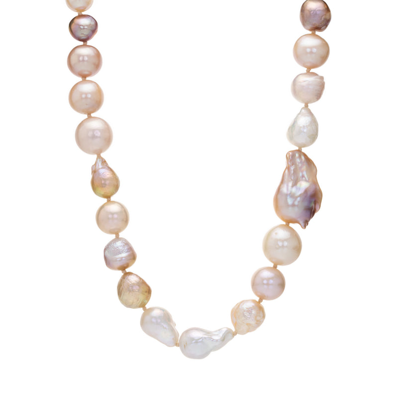 Lena Skadegard Multicolored Pearl Necklace | Quadrum Gallery