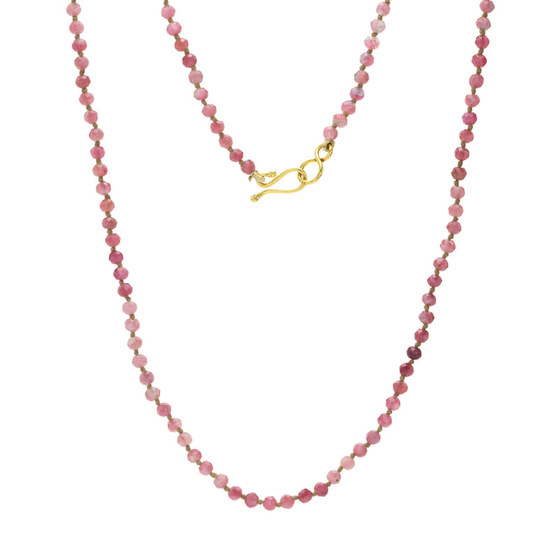 Lena Skadegard Knotted Pink Tourmaline Necklace | Quadrum Gallery