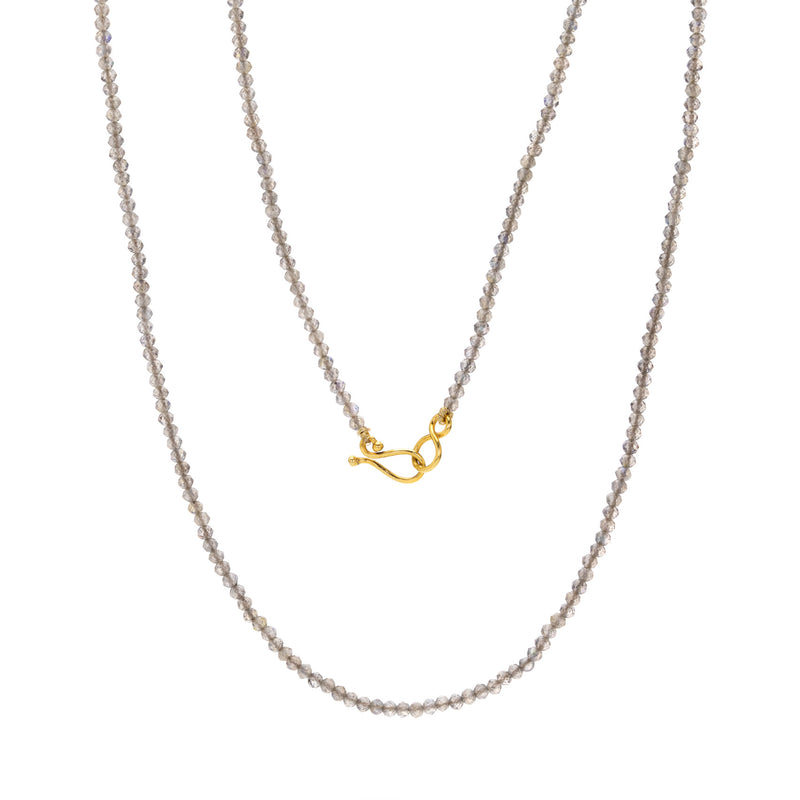 Lena Skadegard 30" Faceted Labradorite Necklace | Quadrum Gallery