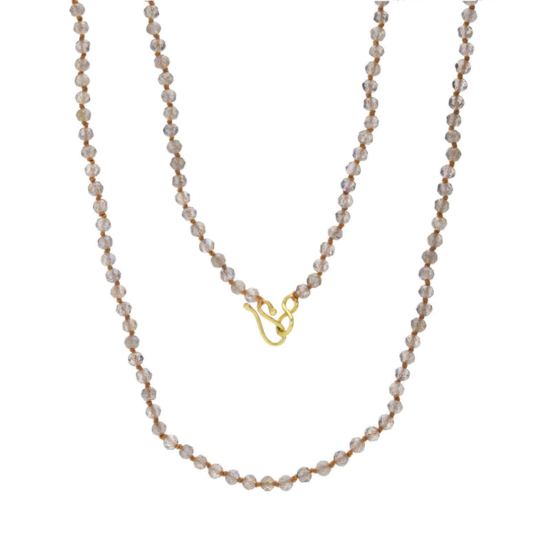 Lena Skadegard Faceted Labradorite Beaded Necklace  - 30" | Quadrum Gallery