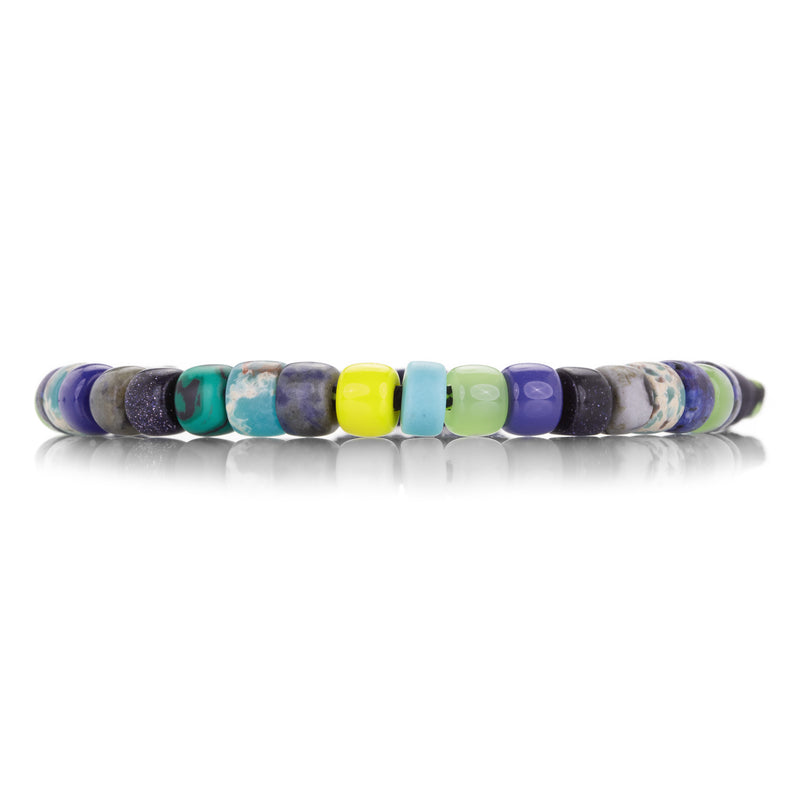 Lena Skadegard Mixed Gemstone Sail Cord Bracelet | Quadrum Gallery