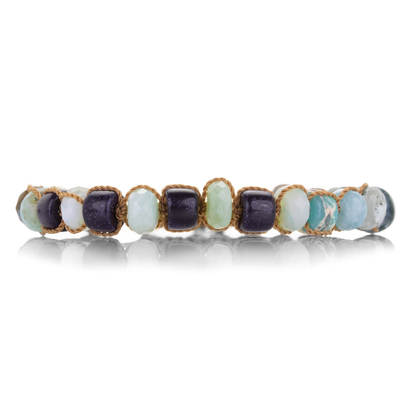 Lena Skadegard Mixed Gemstone Double Tassel Bracelet | Quadrum Gallery