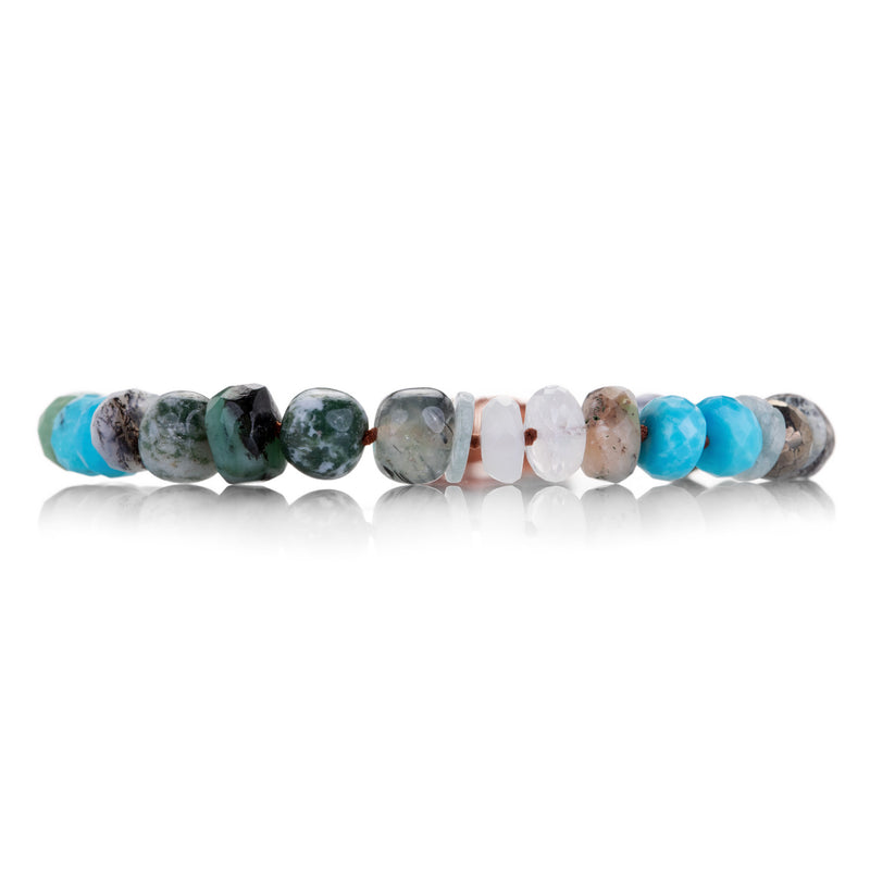 Lena Skadegard Multicolored Faceted Gemstone Bracelet | Quadrum Gallery