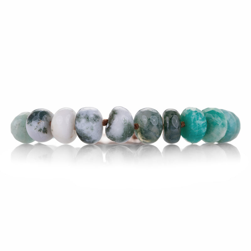 Lena Skadegard Faceted Multicolored Gemstone Bracelet | Quadrum Gallery