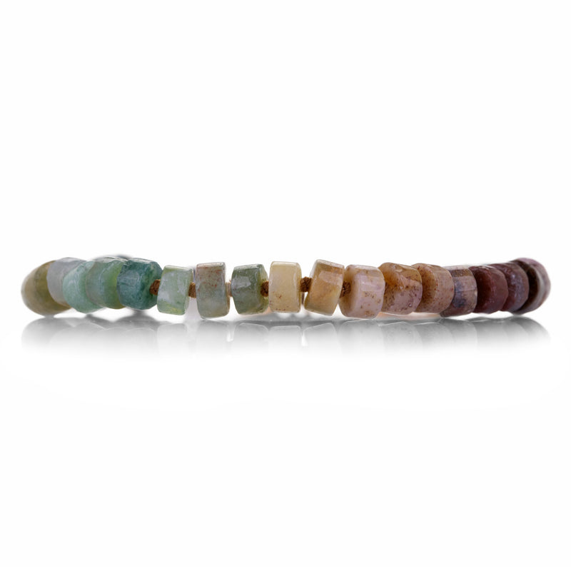 Lena Skadegard Multicolored Rondelle Gemstone Bracelet | Quadrum Gallery