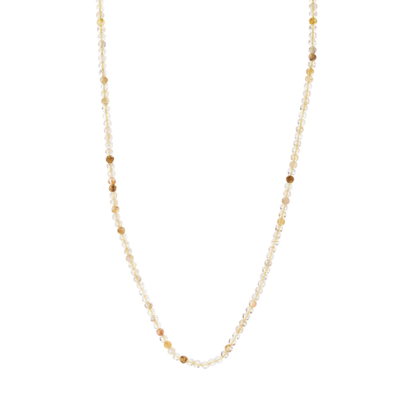 Lena Skadegard Faceted Zircon Beaded Necklace - 17" | Quadrum Gallery