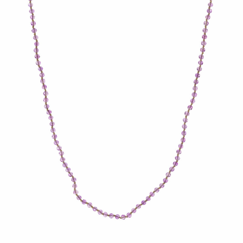 Lena Skadegard Knotted Amethyst Necklace | Quadrum Gallery
