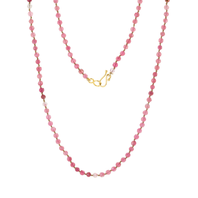 Lena Skadegard Knotted Pink Tourmaline Necklace - 29" | Quadrum Gallery