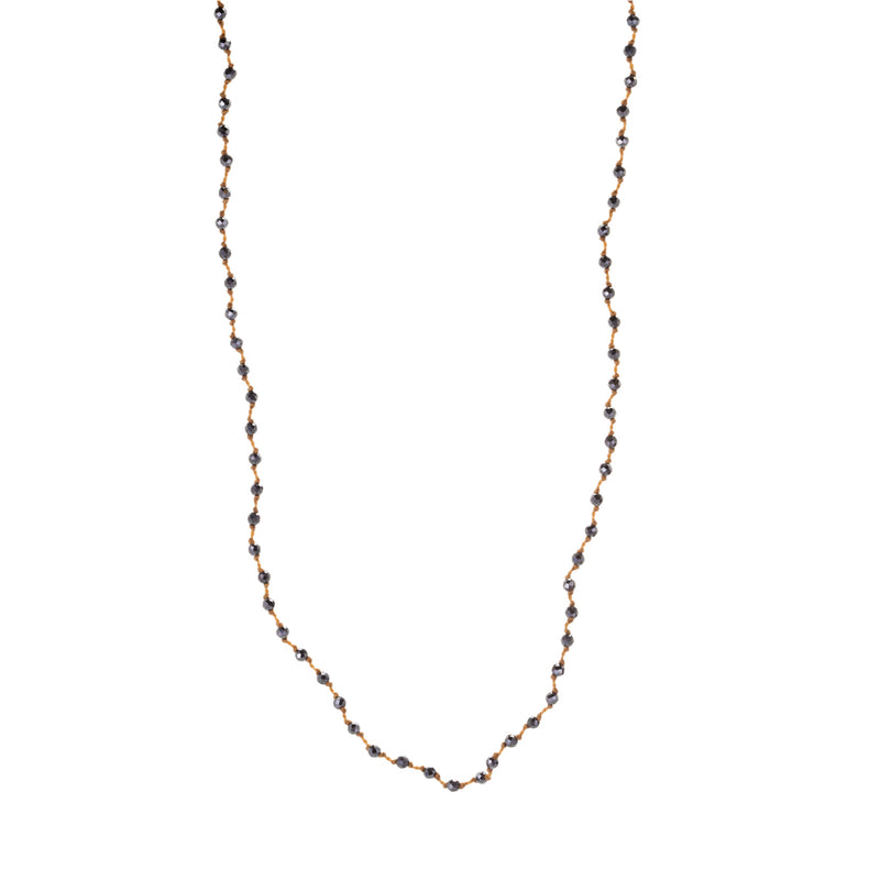 Lena Skadegard Knotted Hematite Necklace | Quadrum Gallery