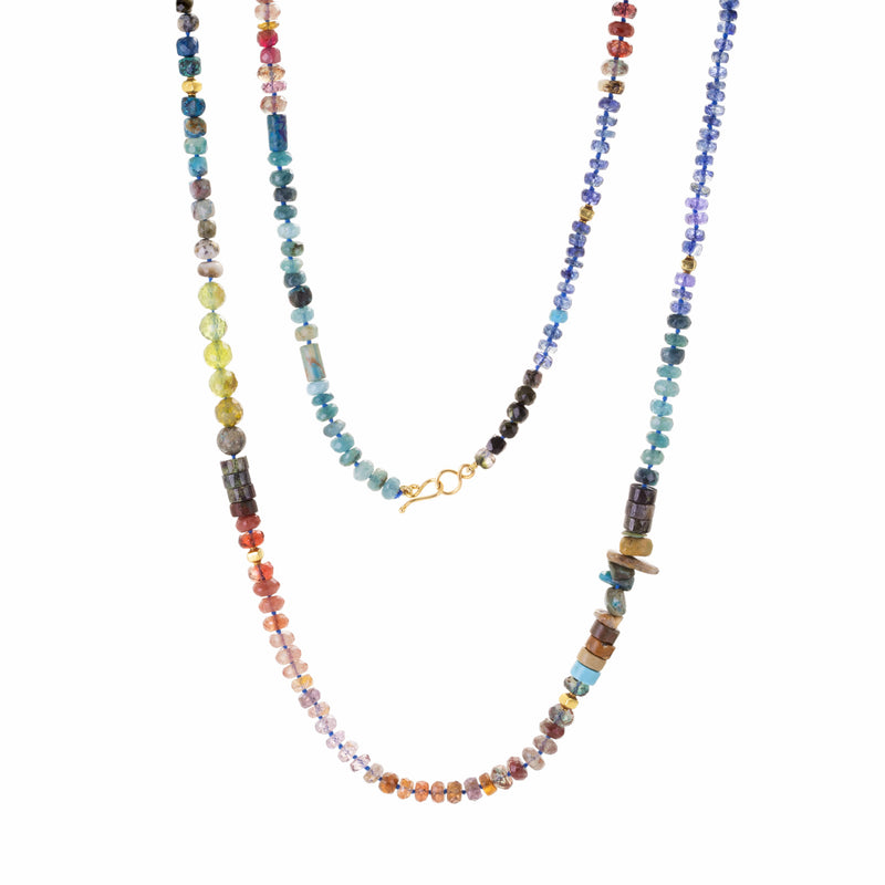Lena Skadegard Multicolored Gemstone Bead Necklace | Quadrum Gallery