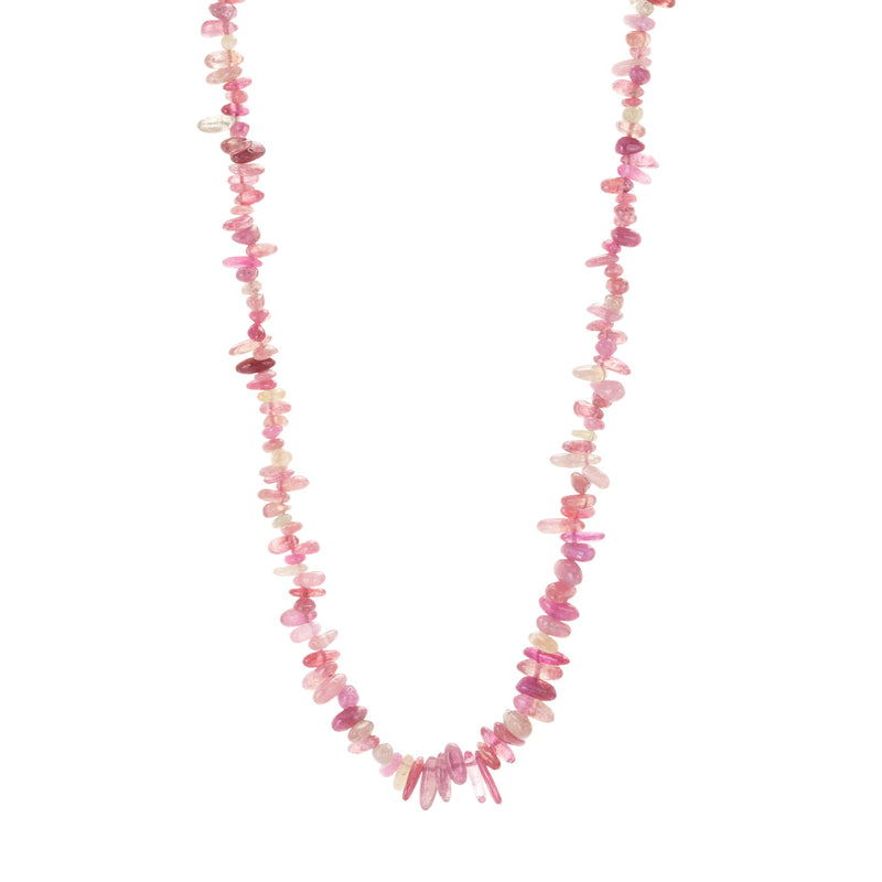 Lena Skadegard Rose Tourmaline Beaded Necklace | Quadrum Gallery