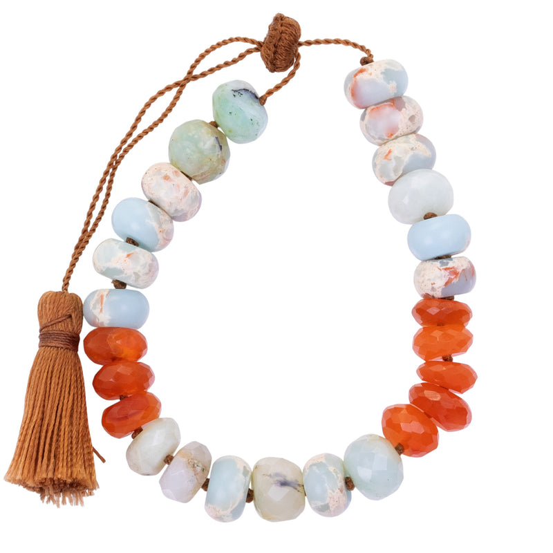 Lena Skadegard Multicolored Beaded Gemstone Bracelet | Quadrum Gallery