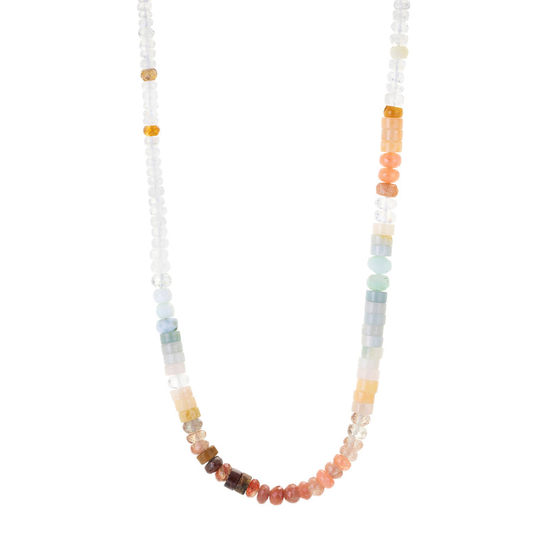 Lena Skadegard Multi Gemstone Beaded Necklace | Quadrum Gallery