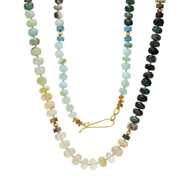 Lena Skadegard Multicolored Gemstone Beaded Necklace | Quadrum Gallery