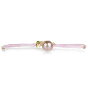 Lene Vibe Pink Cord Floral Bracelet | Quadrum Gallery