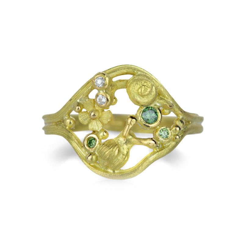 Lene Vibe Diamond Snail Ring | Quadrum Gallery