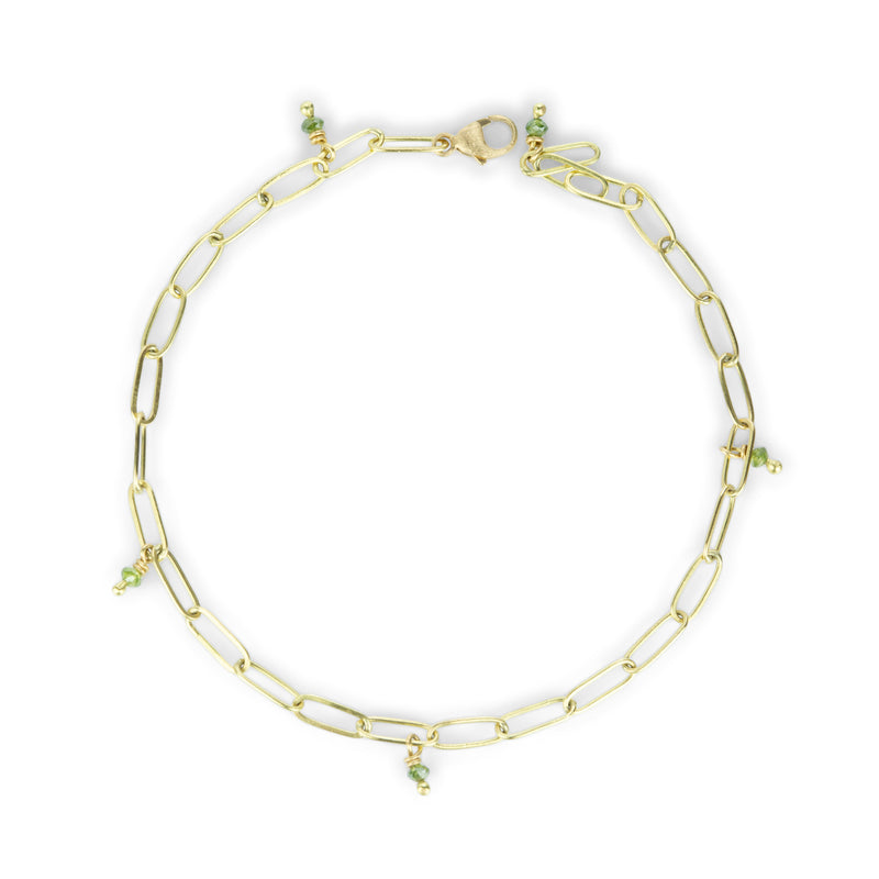 Lene Vibe Green Diamond Popsicle Bracelet | Quadrum Gallery