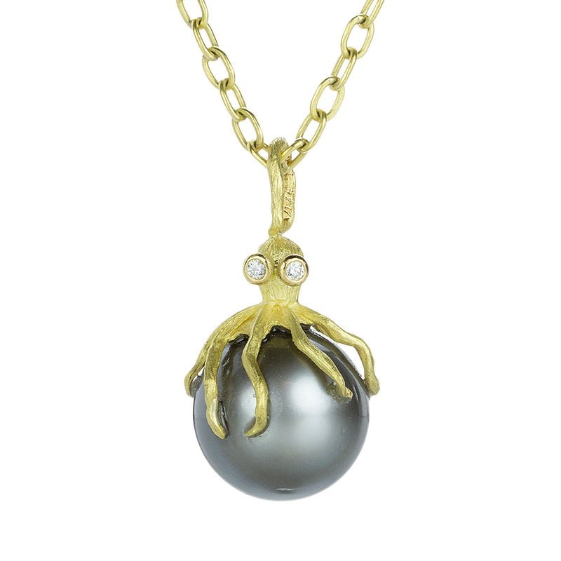 Lene Vibe  Octopus Tahitian Pearl Pendant (Pendant Only) | Quadrum Gallery