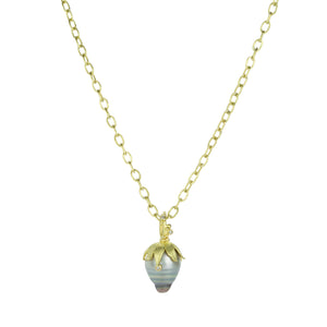 Lene Vibe Carved Strawberry Pearl Pendant (Pendant Only) | Quadrum Gallery