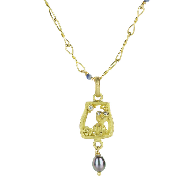 Lene Vibe Baby Owl and Pearl Pendant (Pendant Only) | Quadrum Gallery