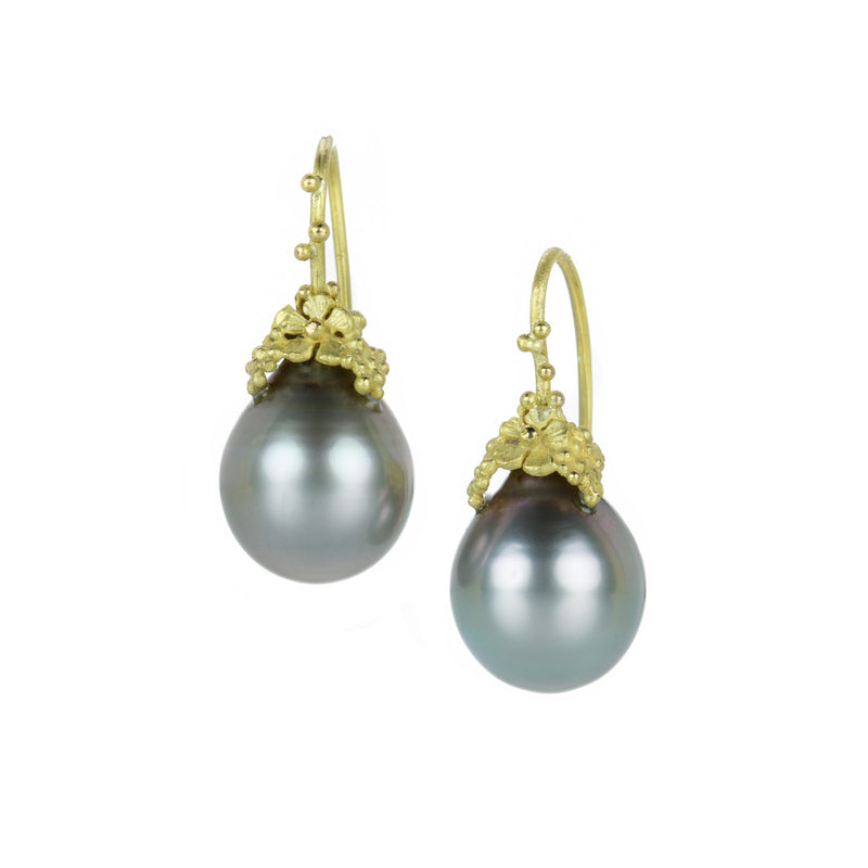 Lene Vibe Floral Tahitian Pearl Earrings | Quadrum Gallery