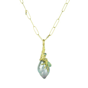 Lene Vibe Pearl Pendant with Beetle (Pendant Only) | Quadrum Gallery