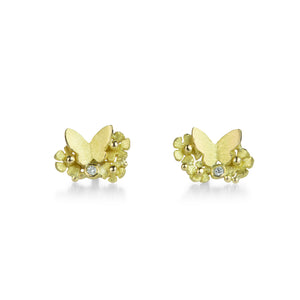 Lene Vibe Butterfly and Flower Studs | Quadrum Gallery