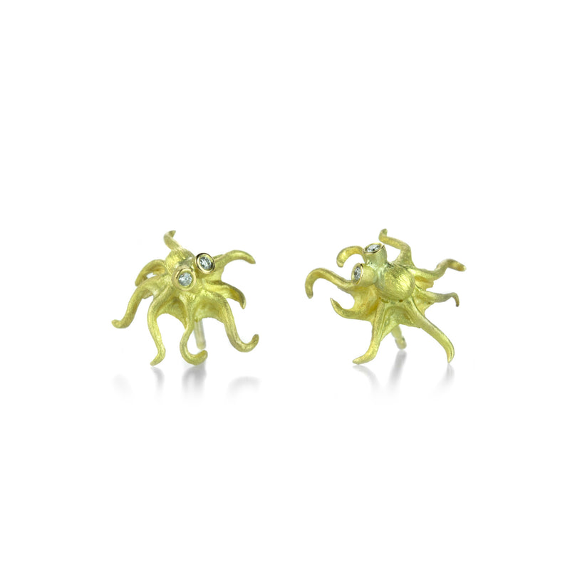 Lene Vibe 18k Octopus Studs | Quadrum Gallery