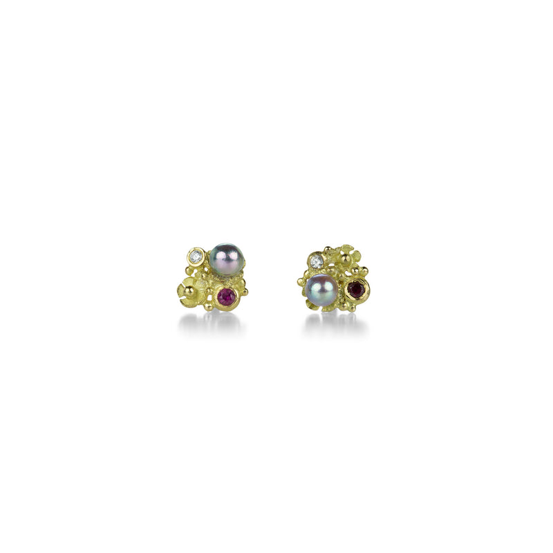 Lene Vibe Floral Pearl Studs | Quadrum Gallery