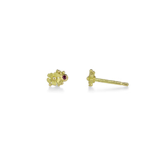 Lene Vibe Ruby Floral Studs | Quadrum Gallery