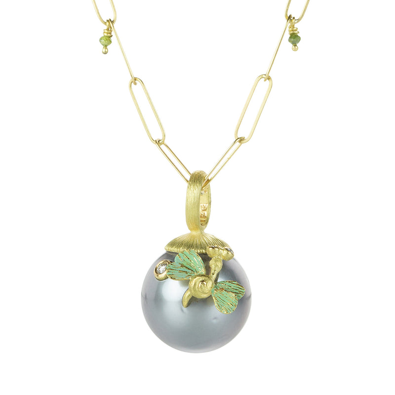 Lene Vibe Tahitian Pearl with Winged Critter (Pendant Only) | Quadrum Gallery