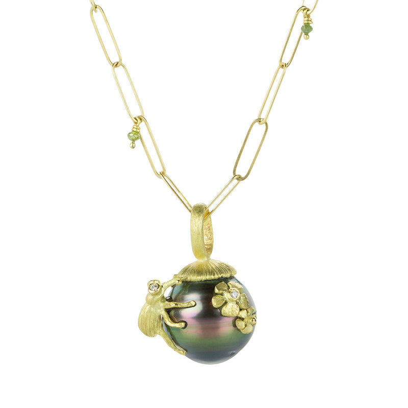 Lene Vibe Tahitian Pearl Pendant with Beetle (Pendant Only) | Quadrum Gallery