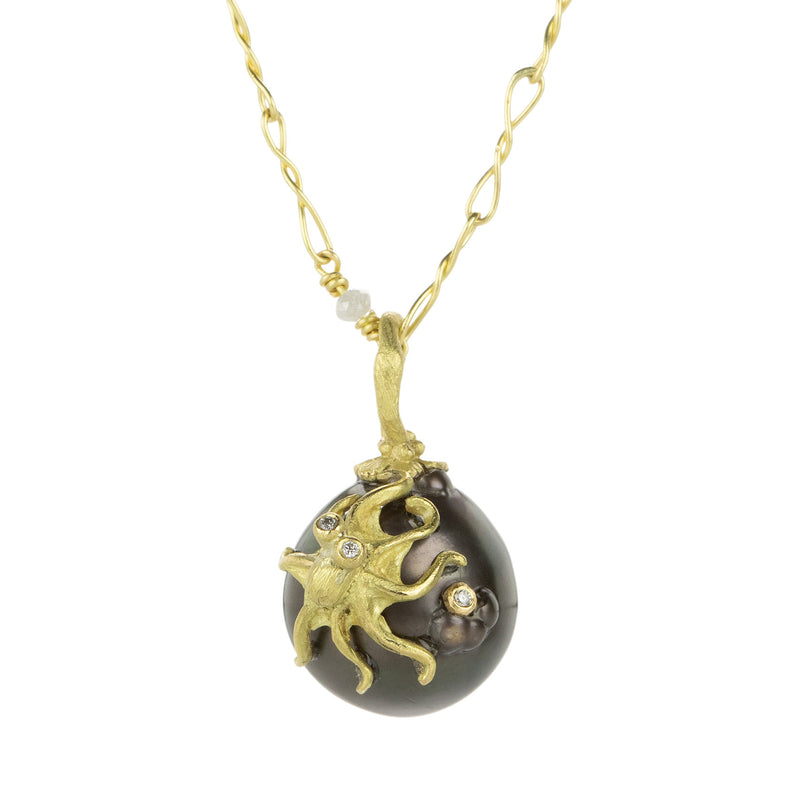 Lene Vibe Tahitian Pearl Gold Octopus Pendant (Pendant Only) | Quadrum Gallery