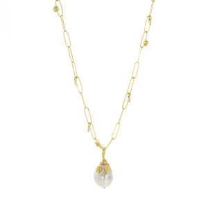 Lene Vibe Tahitian Pearl with Shell & Flower (Pendant Only) | Quadrum Gallery
