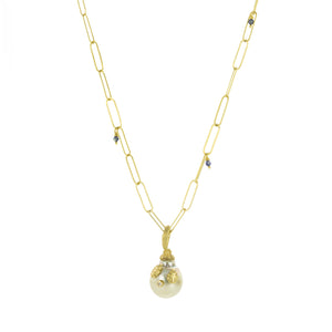 Lene Vibe Tahitian Pearl with Small Leaves (Pendant Only) | Quadrum Gallery