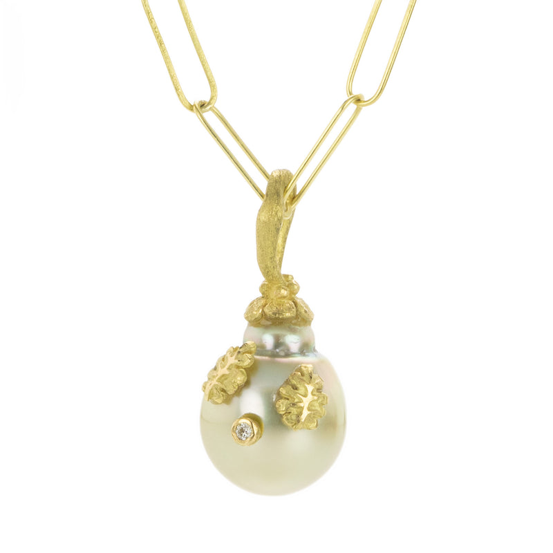 Lene Vibe Tahitian Pearl with Small Leaves (Pendant Only) | Quadrum Gallery