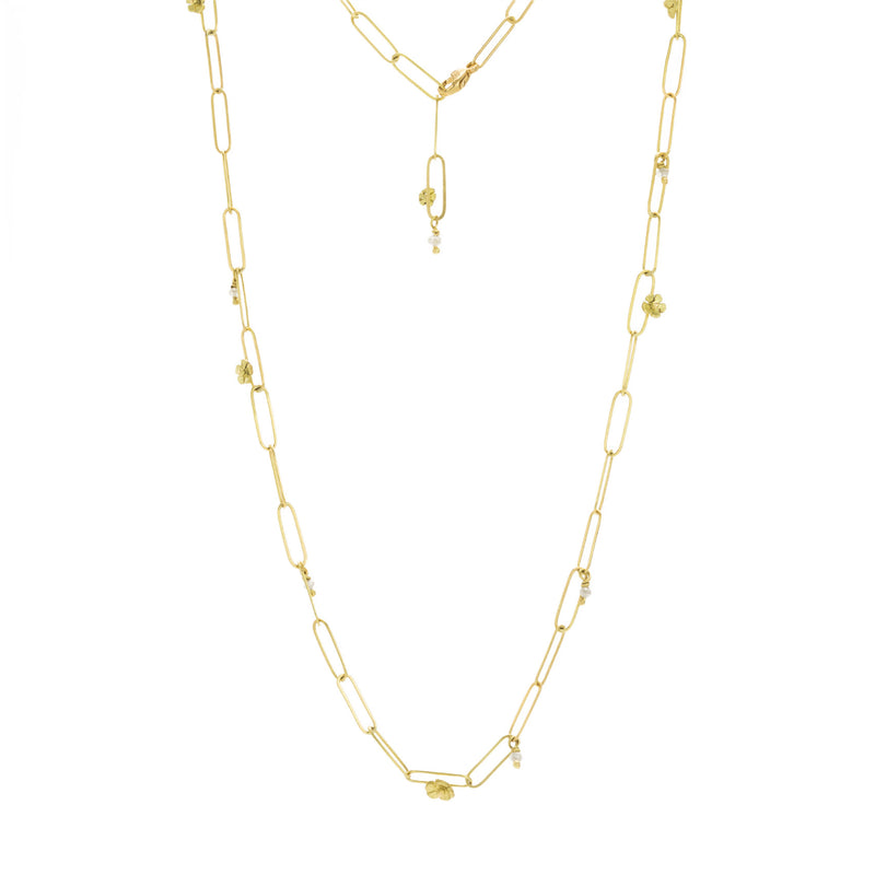 Lene Vibe Popsicle Link Chain with Flower Accents | Quadrum Gallery