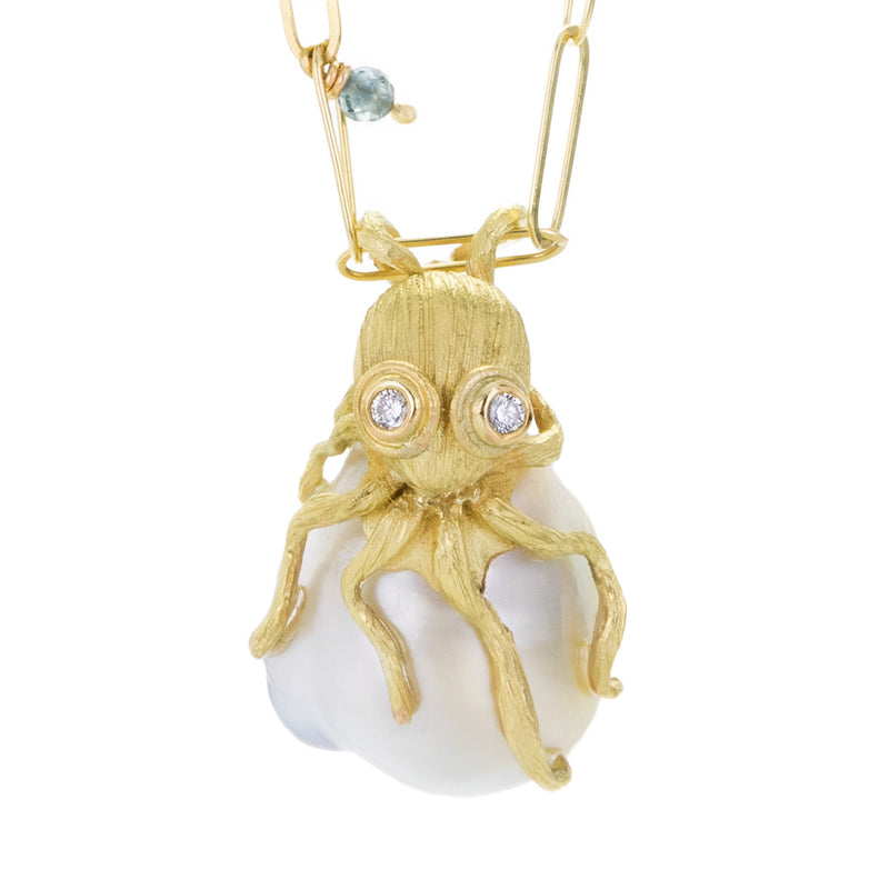 Lene Vibe Large Octopus Pearl Pendant (Pendant Only) | Quadrum Gallery