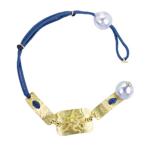 Lene Vibe Octopus and Akoya Pearl Cord Bracelet | Quadrum Gallery