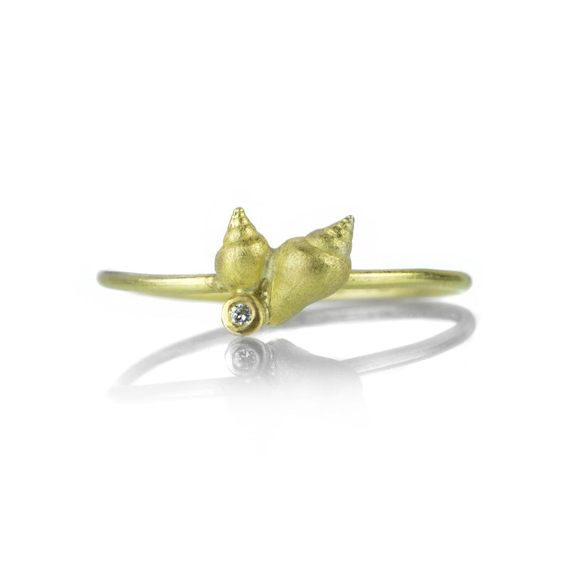 Lene Vibe Double Shell Stacking Ring | Quadrum Gallery