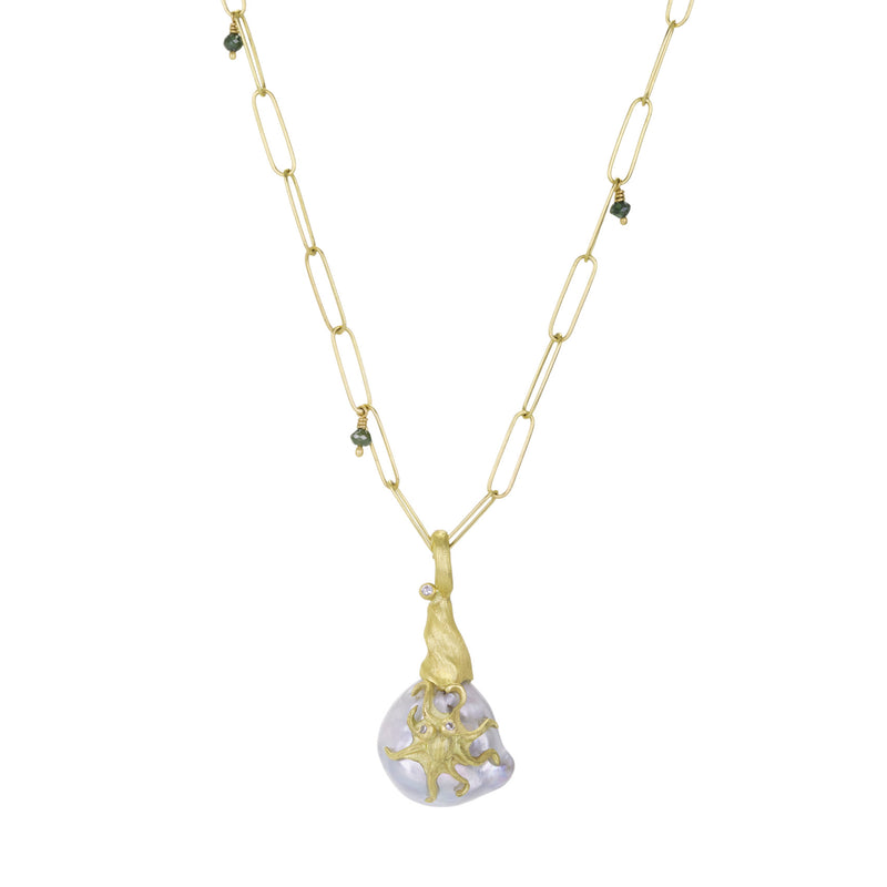 Lene Vibe Tahitian Pearl with 18k Octopus (Pendant Only) | Quadrum Gallery