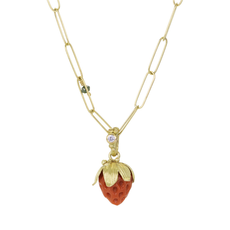 Lene Vibe Small Carved Strawberry Pendant (Pendant Only) | Quadrum Gallery