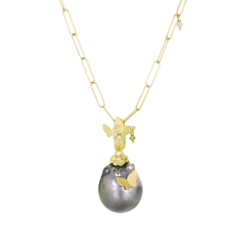 Lene Vibe Tahitian Pearl with Butterflies (Pendant Only) | Quadrum Gallery