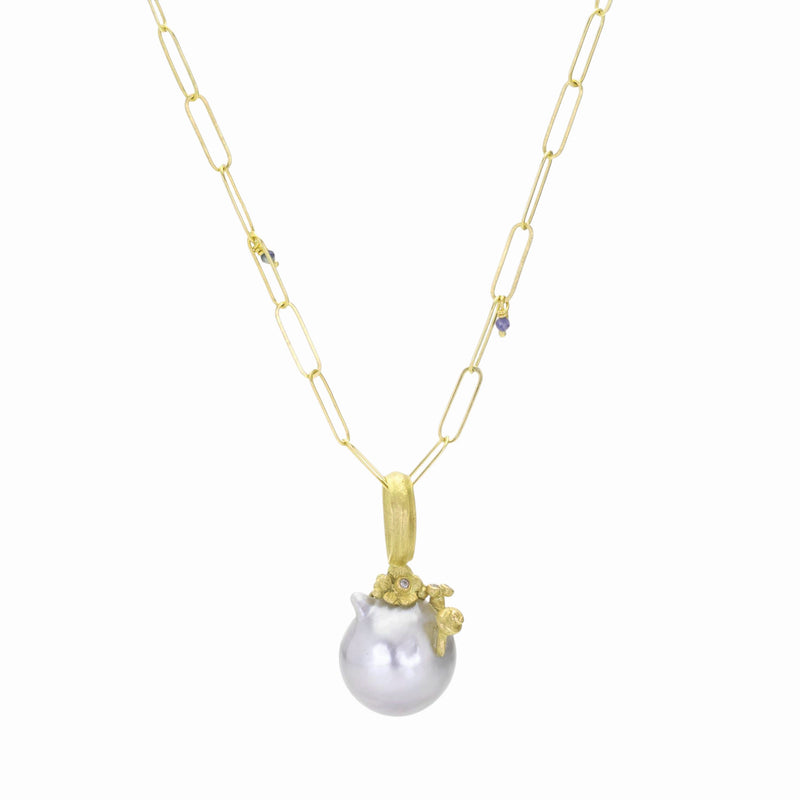 Lene Vibe South Sea Pearl with Snail  (Pendant Only) | Quadrum Gallery