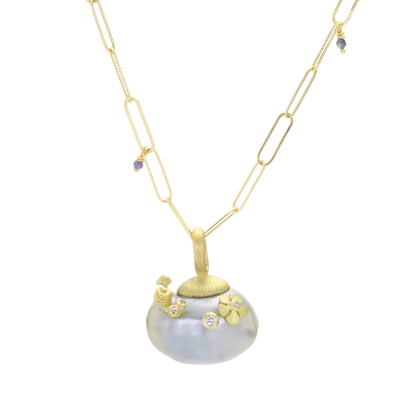 Lene Vibe South Sea Pearl Pendant with Snail (Pendant Only) | Quadrum Gallery